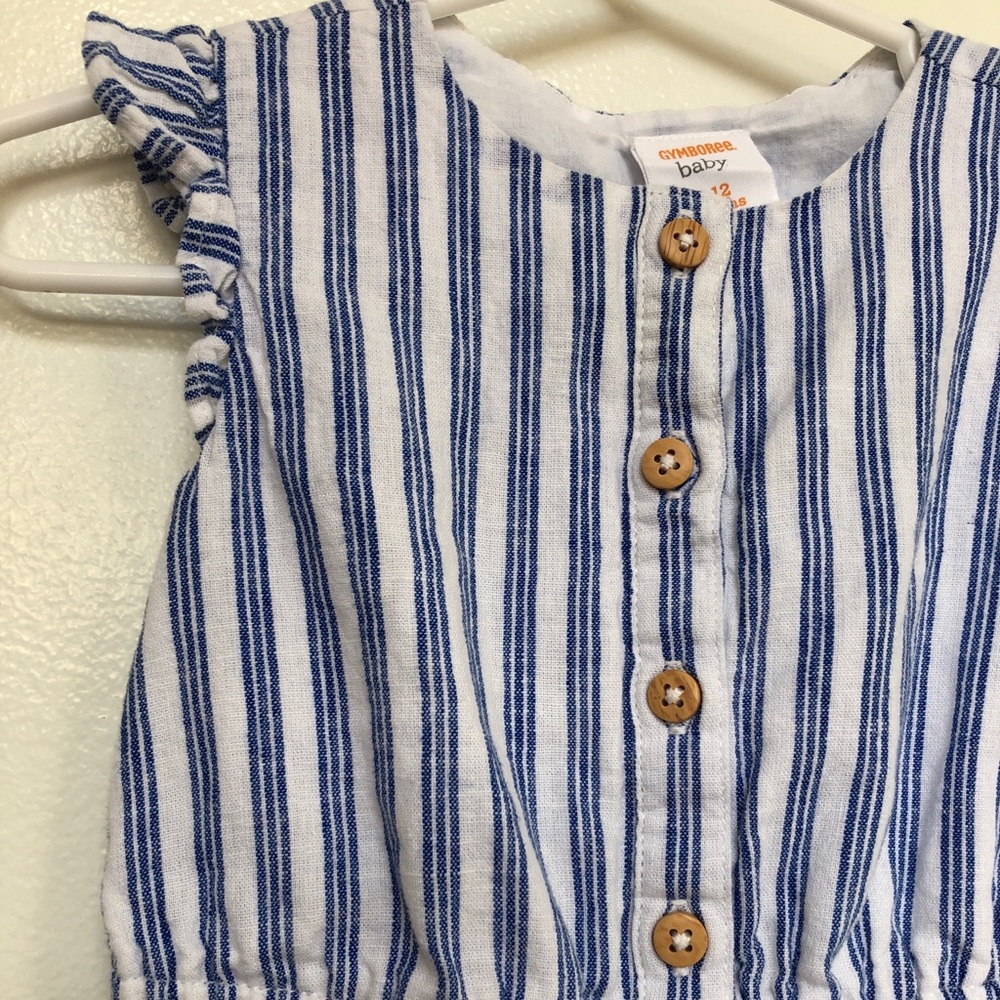 Gymboree linen romper 💙 - Picture 2 of 6